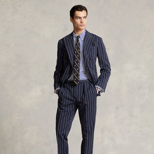 Pantalon de costume à plis en sergé rayé - Polo Ralph Lauren - Modalova