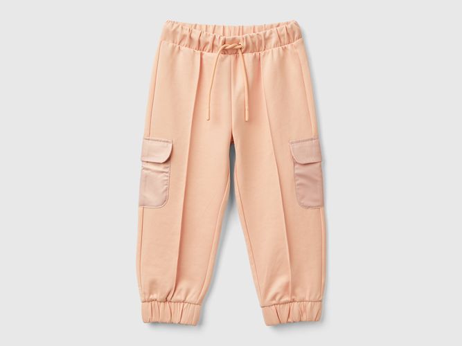 Benetton, Pantalon Cargo En Coton Stretch, taille 2-3, Rose Pâle, Enfants - United Colors of Benetton - Modalova