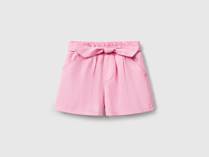 Benetton, Pantalon Court Avec Ceinture, taille 12-18, Rose, Enfants - United Colors of Benetton - Modalova