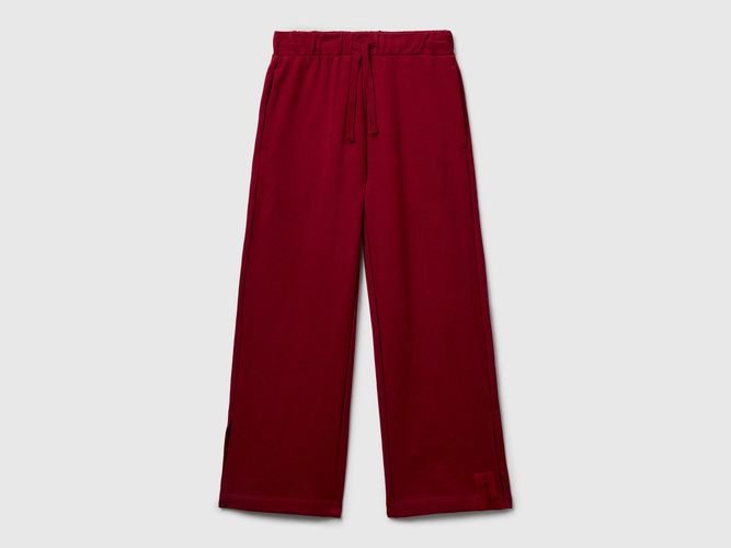 Benetton, Pantalon De Survêtement À Jambes Larges, taille 2XL, Bordeaux, Enfants - United Colors of Benetton - Modalova