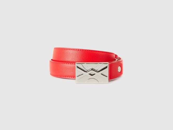 Benetton, Ceinture Fine Rouge, taille L, Rouge - United Colors of Benetton - Modalova