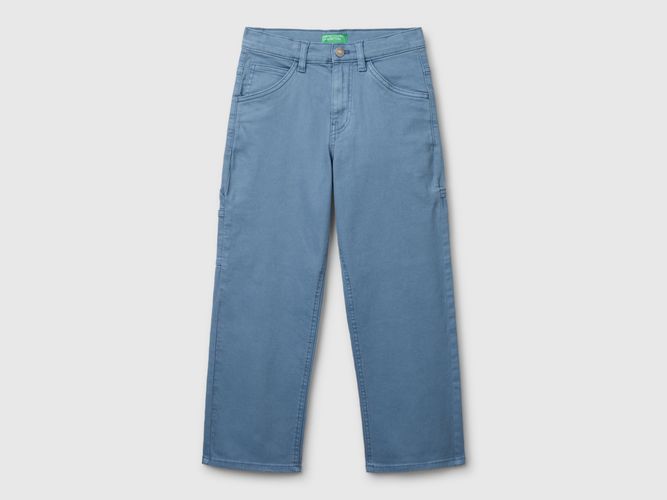 Benetton, Pantalon Effet Denim, taille 2XL, Bleu Clair, Enfants - United Colors of Benetton - Modalova