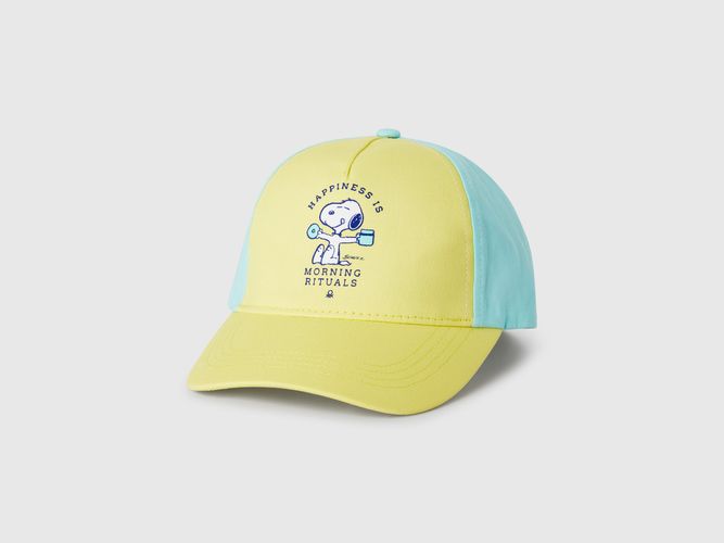 Benetton, Chapeau Snoopy peanuts, taille 12-24, Jaune, Enfants - United Colors of Benetton - Modalova