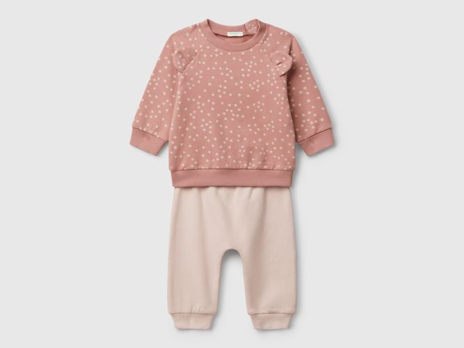 Benetton, Ensemble Sweat-shirt Imprimé, taille 0-1, Rose, Enfants - United Colors of Benetton - Modalova