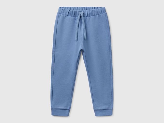Benetton, Pantalon En Coton À Logo, taille 18-24, Bleu Clair, Enfants - United Colors of Benetton - Modalova