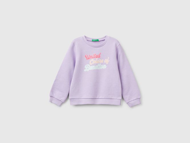 Benetton, Sweat En Coton À Imprimé Pailleté, taille 12-18, Lilas, Enfants - United Colors of Benetton - Modalova