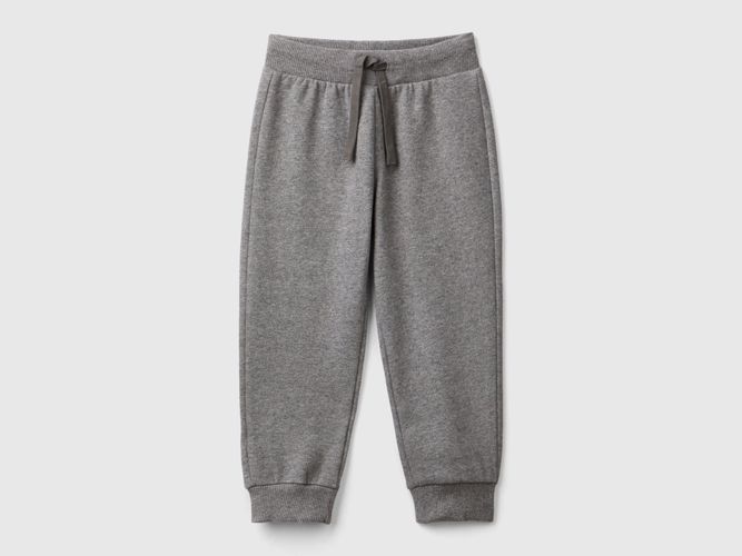 Benetton, Pantalon De Jogging En Molleton Chaud, taille 12-18, Gris Foncé, Enfants - United Colors of Benetton - Modalova