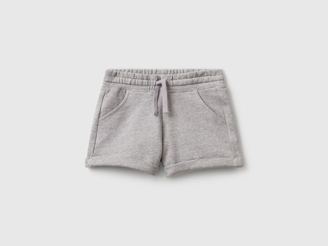 Benetton, Short En Molleton 100% Coton, taille 2XL, Gris, Enfants - United Colors of Benetton - Modalova