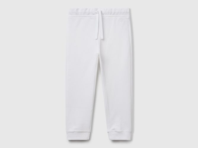 Benetton, Pantalon De Survêtement En Coton, taille 12-18, Blanc, Enfants - United Colors of Benetton - Modalova