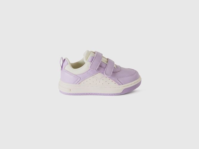 Benetton, Sneakers Basses En Tissu Enduit, taille 20, Lilas, Enfants - United Colors of Benetton - Modalova