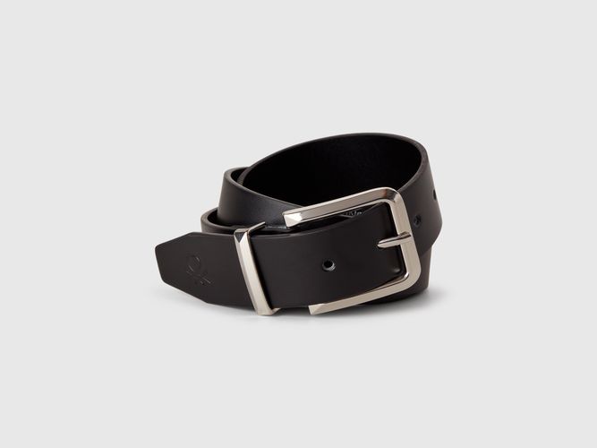 Benetton, Ceinture Noire En Tissu Enduit, taille, Noir - United Colors of Benetton - Modalova