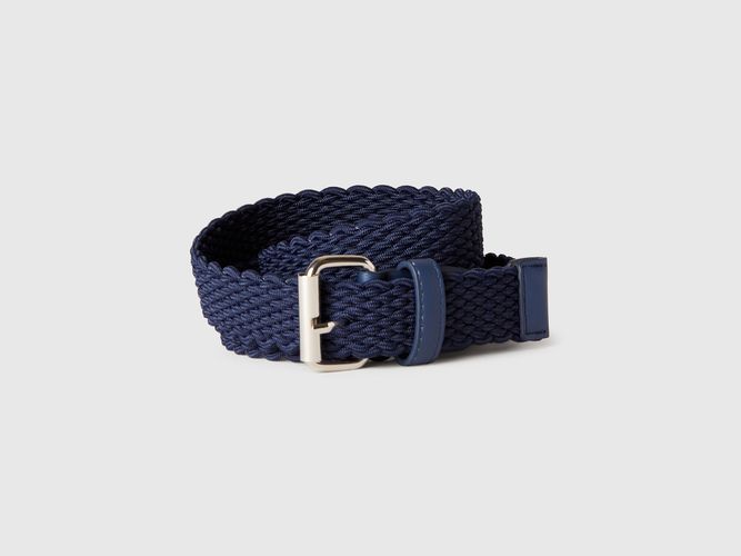 Benetton, Ceinture Ruban Stretch Bleu Foncé, taille, Bleu Foncé - United Colors of Benetton - Modalova