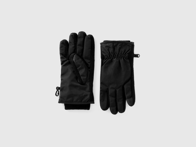 Benetton, Gants En Maille Et Nylon, taille, Noir - United Colors of Benetton - Modalova