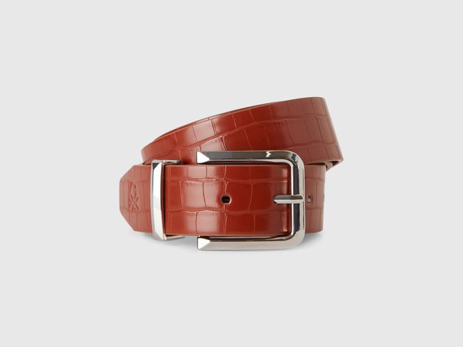Benetton, Ceinture À Imprimé Crocodile, taille - United Colors of Benetton - Modalova