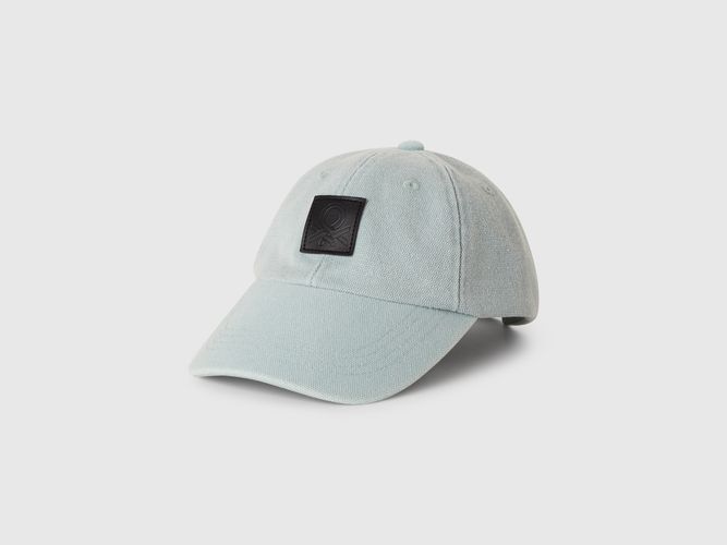 Benetton, Casquette De Baseball Avec Patch Logo, taille XL-3XL, Bleu Vert, Enfants - United Colors of Benetton - Modalova