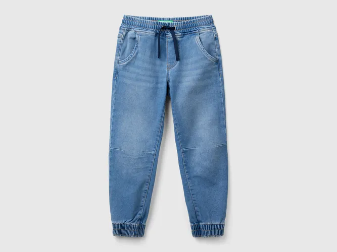 Benetton, Jogging En Denim, taille 2XL, Bleu, Enfants - United Colors of Benetton - Modalova