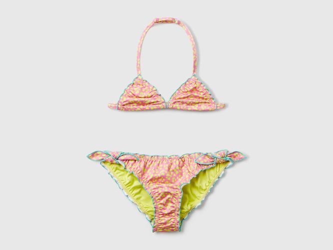 Benetton, Maillot De Bain Bikini Imprimé Animal, taille 2XL, Rose, Enfants - United Colors of Benetton - Modalova