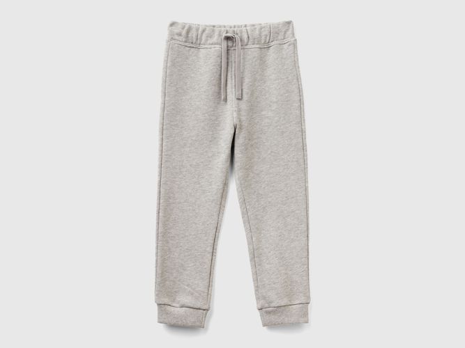 Benetton, Jogging En Molleton Coupe Regular, taille 12-18, Gris Clair, Enfants - United Colors of Benetton - Modalova