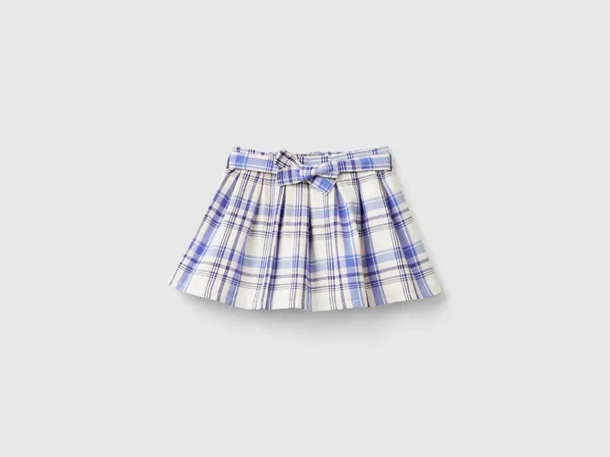 Benetton, Jupe Tartan Avec Ceinture, taille 12-18, Multicolore, Enfants - United Colors of Benetton - Modalova