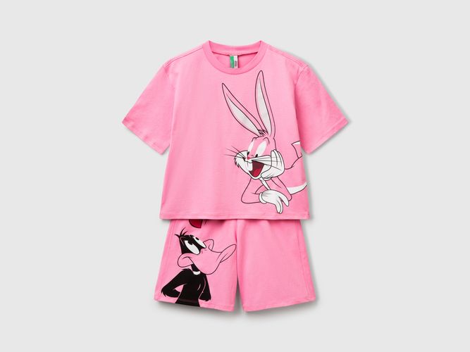 Benetton, Pyjama looney Tunes, taille 18-24, Rose, Enfants - United Colors of Benetton - Modalova