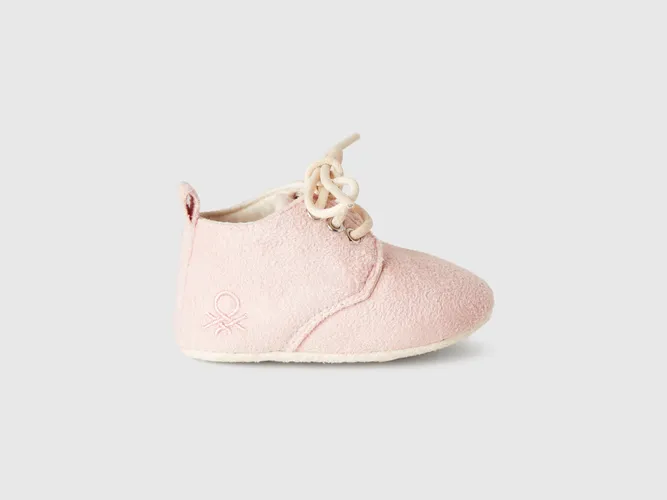 Benetton, Bottines En Daim, taille 17, Rose Pâle, Enfants - United Colors of Benetton - Modalova