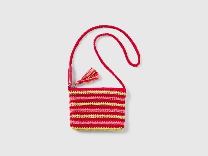 Benetton, Sac Au Crochet Avec Pompons, taille OS, Multicolore, Enfants - United Colors of Benetton - Modalova