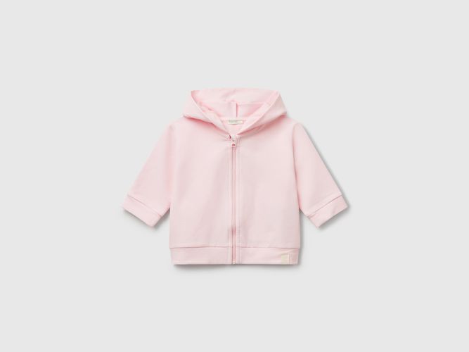 Benetton, Sweat À Capuche En Coton, taille 0-1, Rose, Enfants - United Colors of Benetton - Modalova