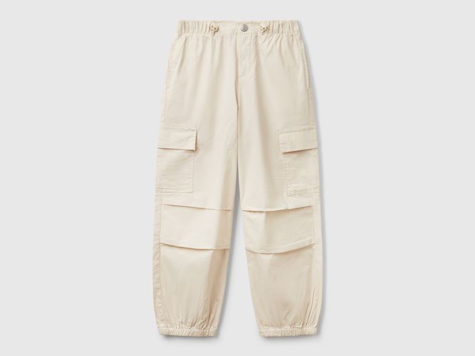 Benetton, Pantalon Cargo En Coton Stretch, taille 2XL, , Enfants - United Colors of Benetton - Modalova