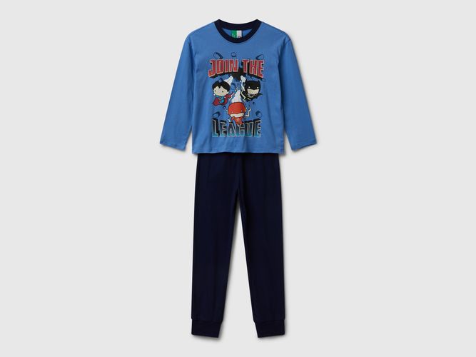 Benetton, Pyjama Chaud En Coton, taille 18-24, Bleu Ciel, Enfants - United Colors of Benetton - Modalova