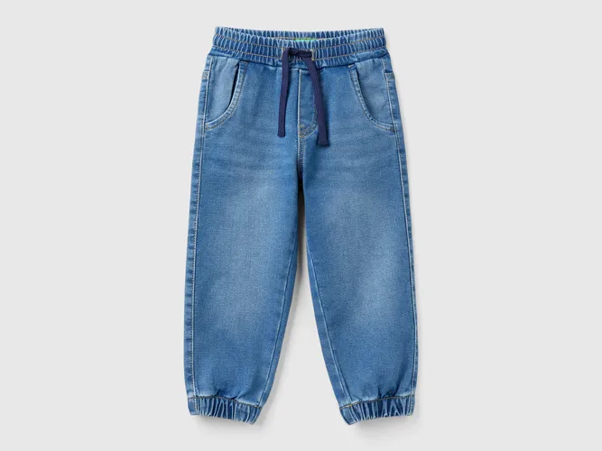 Benetton, Jogging En Denim, taille 12-18, Bleu, Enfants - United Colors of Benetton - Modalova