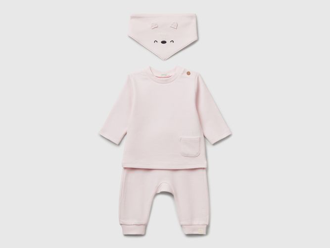 Benetton, Ensemble En Pur Coton, taille 0-1, Rose, Enfants - United Colors of Benetton - Modalova