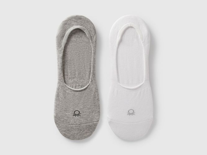 Benetton, Deux Paires De Chaussettes De Couleur Unie, taille 43-46, Multicolore - United Colors of Benetton - Modalova