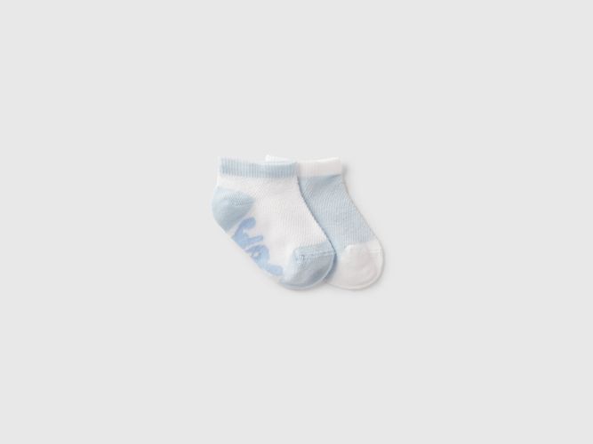 Benetton, Ensemble Chaussettes Bicolores, taille 0-6, Bleu Ciel, Enfants - United Colors of Benetton - Modalova