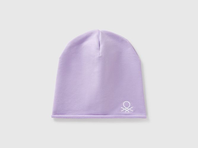 Benetton, Bonnet En Coton Extensible, taille 12-24, Lilas, Enfants - United Colors of Benetton - Modalova