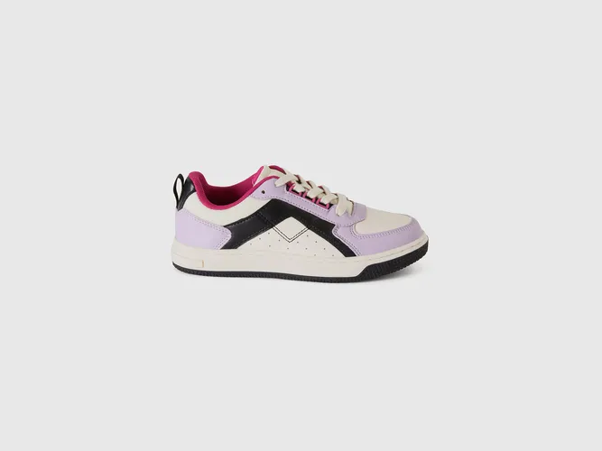 Benetton, Sneakers Basses En Tissu Enduit, taille 31, Lilas, Enfants - United Colors of Benetton - Modalova