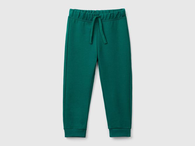 Benetton, Jogging En Molleton Coupe Regular, taille 12-18, Vert Foncé, Enfants - United Colors of Benetton - Modalova