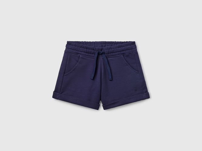 Benetton, Short En Molleton 100% Coton, taille 2XL, Bleu, Enfants - United Colors of Benetton - Modalova