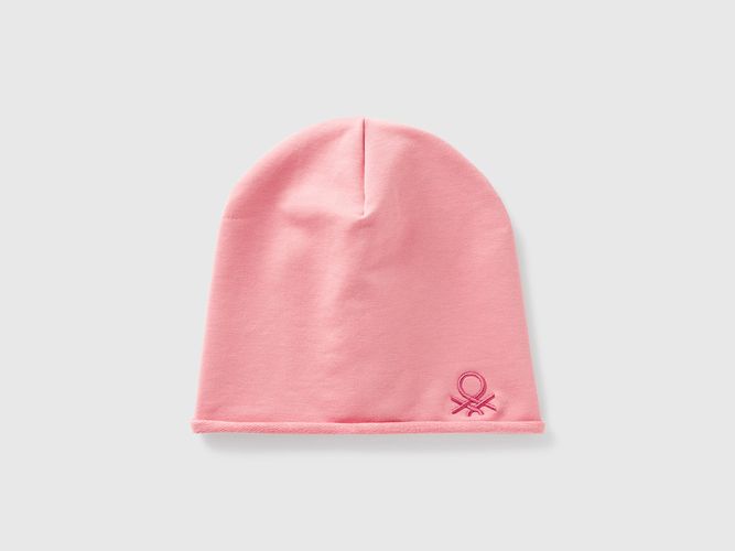 Benetton, Bonnet En Coton Extensible, taille 2-3, Rose, Enfants - United Colors of Benetton - Modalova