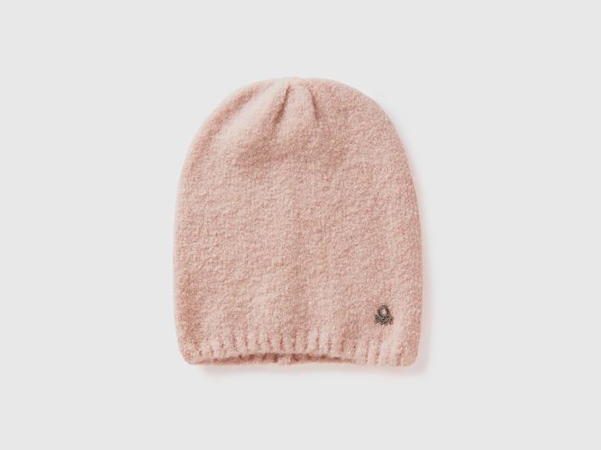 Benetton, Bonnet En Laine Mélangée, taille XL-3XL, Rose Pâle, Enfants - United Colors of Benetton - Modalova