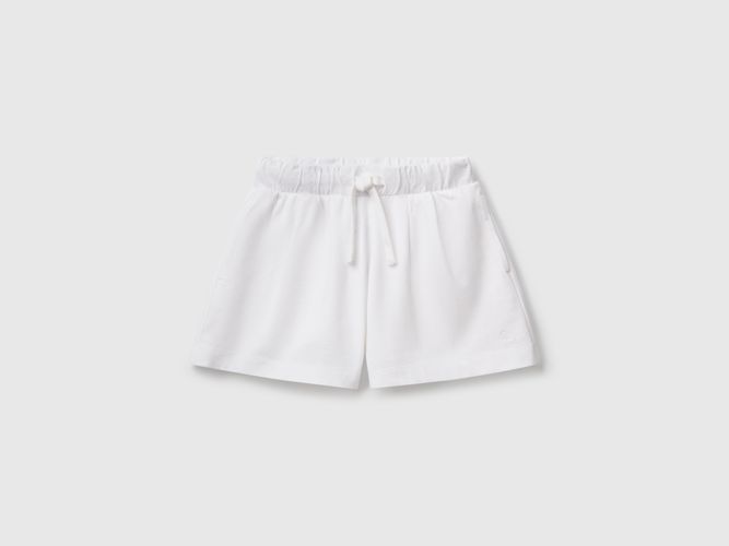 Benetton, Short Pur Coton, taille 2XL, Blanc, Enfants - United Colors of Benetton - Modalova