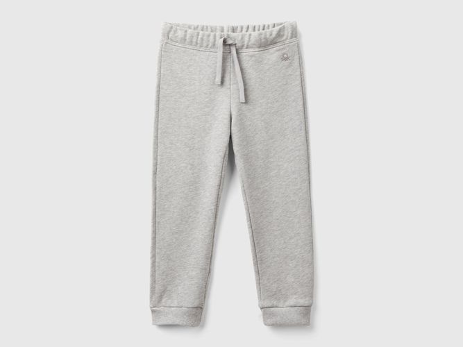 Benetton, Jogging En Coton Bio, taille 12-18, Gris Clair, Enfants - United Colors of Benetton - Modalova