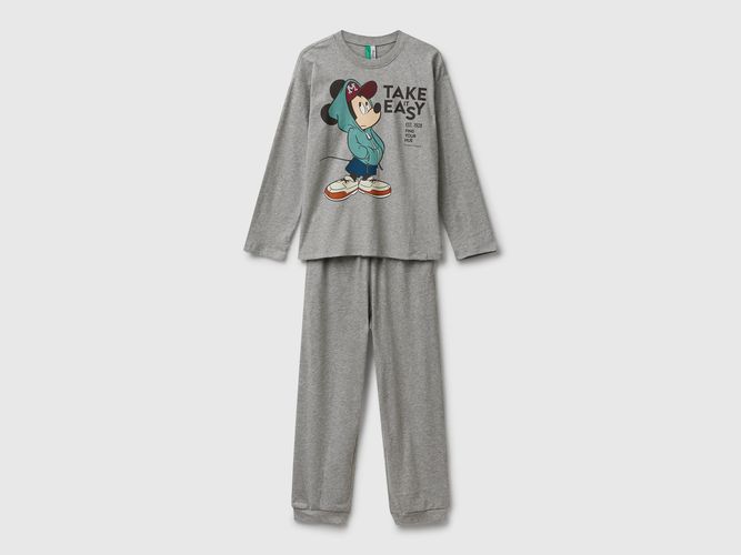 Benetton, Pyjama Mickey Mouse disney, taille 18-24, Gris Clair, Enfants - United Colors of Benetton - Modalova
