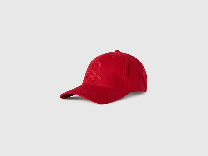 Benetton, Casquette À Logo Brodé, taille OS, Rouge - United Colors of Benetton - Modalova