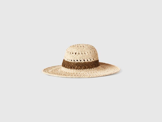 Benetton, Chapeau De Pêcheur Effet Paille, taille OS, - United Colors of Benetton - Modalova