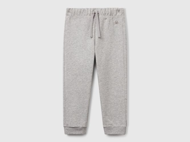 Benetton, Pantalon De Survêtement En Coton, taille 12-18, Gris Clair, Enfants - United Colors of Benetton - Modalova