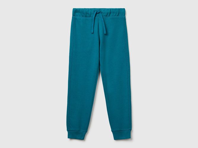 Benetton, Pantalon De Survêtement Avec Logo, taille 2XL, Canard, Enfants - United Colors of Benetton - Modalova