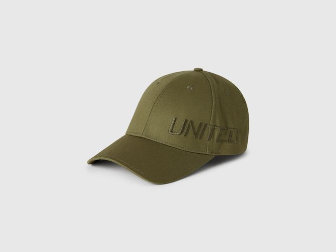 Benetton, Casquette De Baseball Avec Logo Brodé, taille OS, Kaki - United Colors of Benetton - Modalova