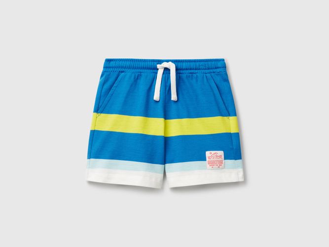 Benetton, Short Rayé, taille 12-18, Bleu, Enfants - United Colors of Benetton - Modalova