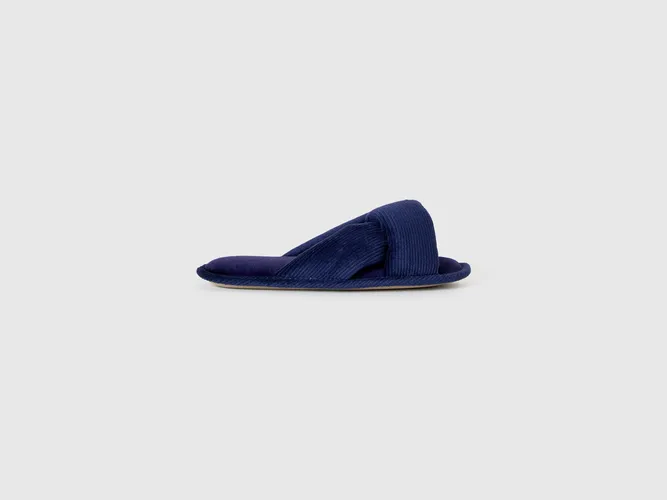 Benetton, Chaussons À Tige Tressée, taille 35, Bleu Foncé - United Colors of Benetton - Modalova