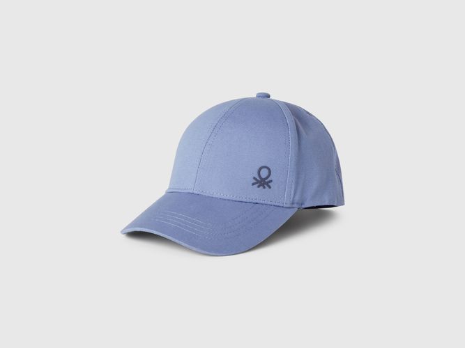 Benetton, Casquette En Coton Avec Logo, taille 12-24, Bleu Clair, Enfants - United Colors of Benetton - Modalova